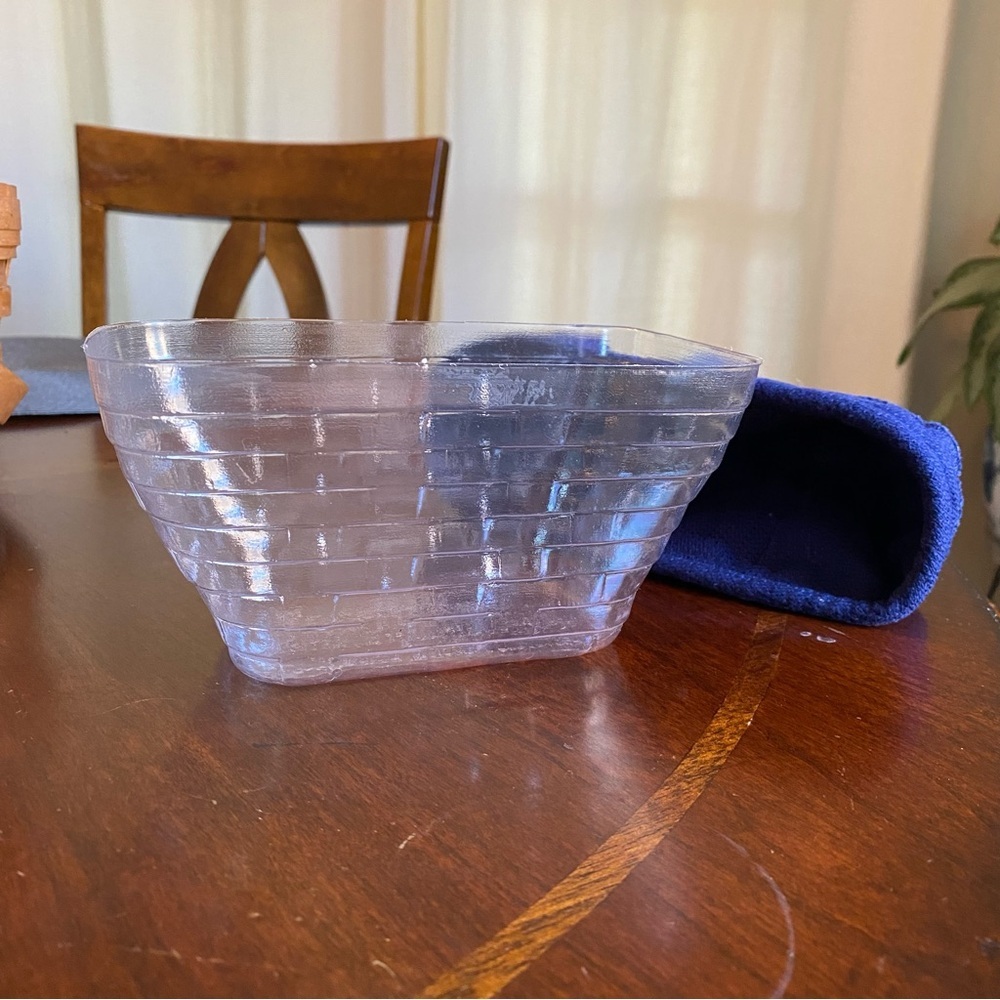 Longaberger Navy Blue Liner & Protector 45420 for Small Comforts Basket